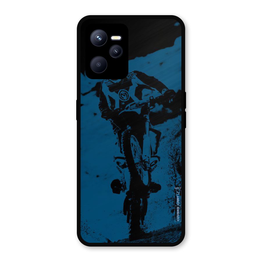 Moto Combat Metal Back Case for Realme C35