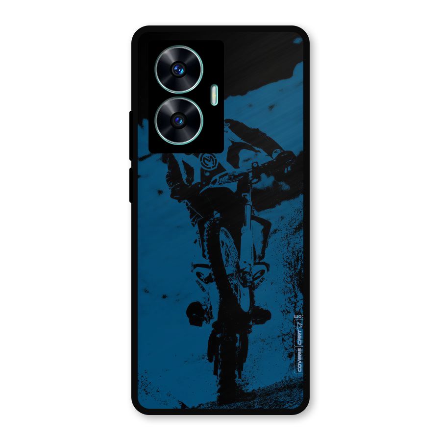Moto Combat Metal Back Case for Realme C55