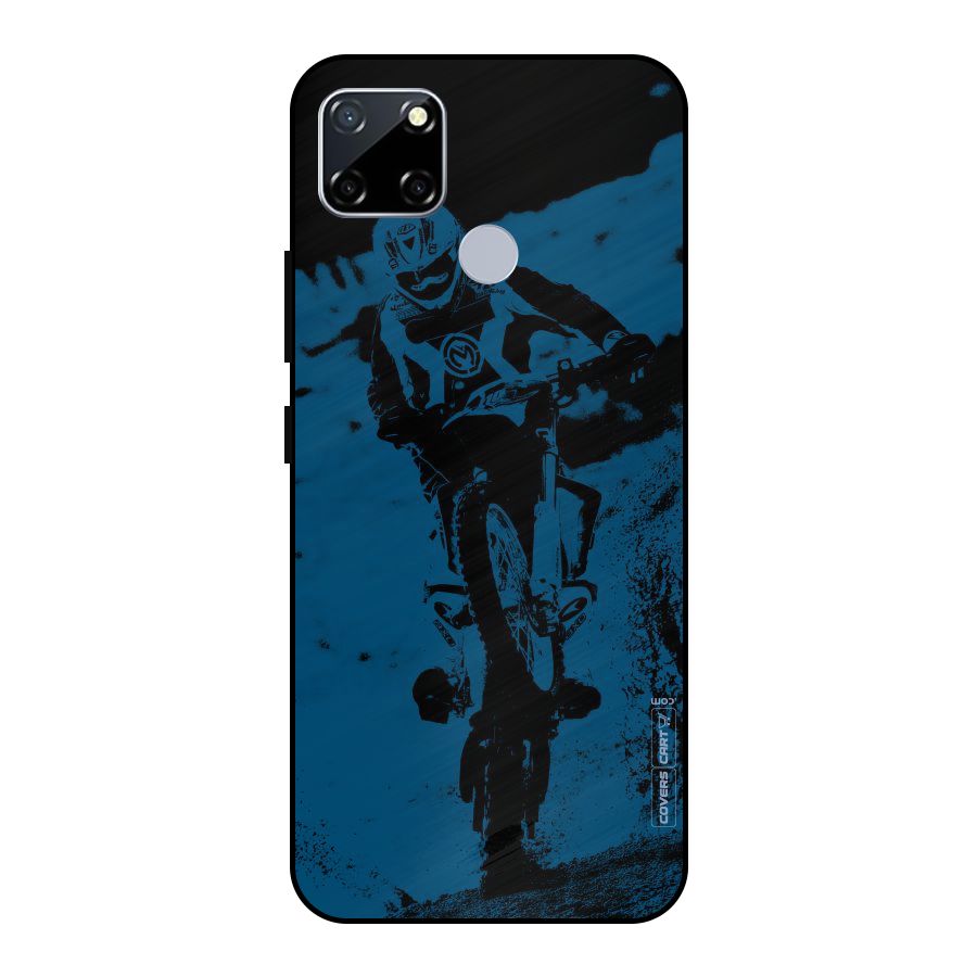 Moto Combat Metal Back Case for Realme Narzo 20