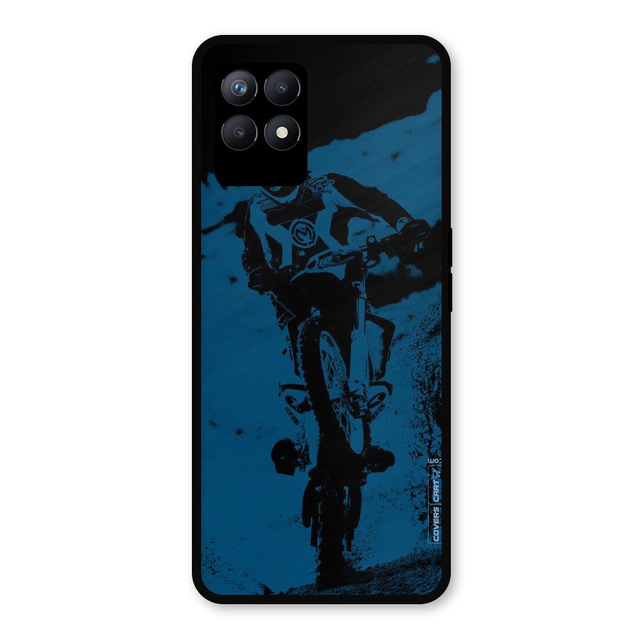 Moto Combat Metal Back Case for Realme Narzo 50