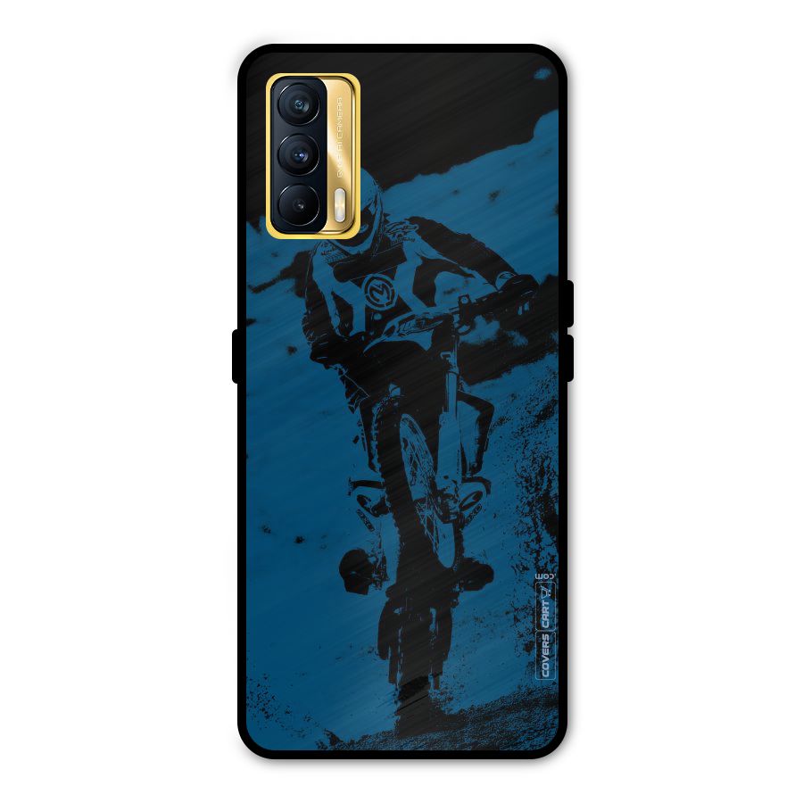 Moto Combat Metal Back Case for Realme X7