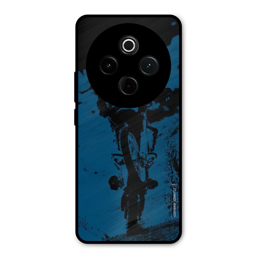 Moto Combat Metal Back Case for Vivo T4