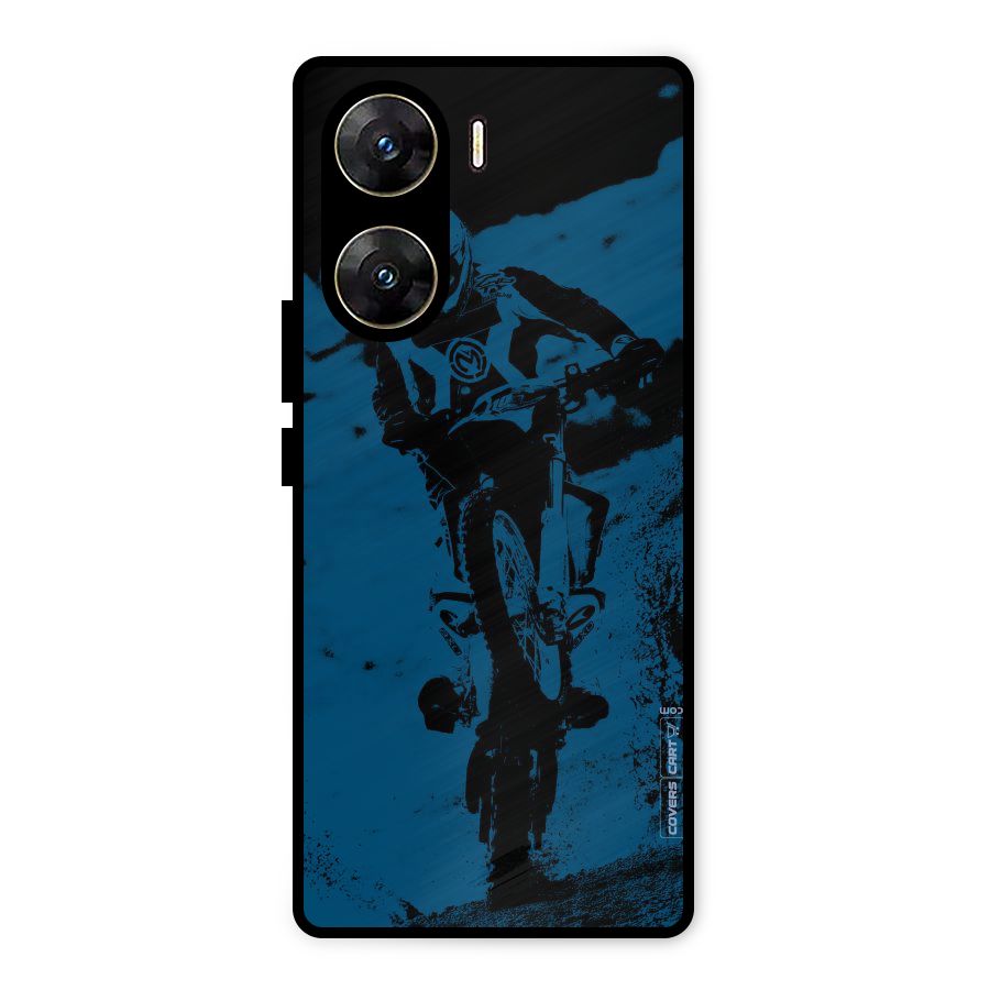 Moto Combat Metal Back Case for Vivo V29e