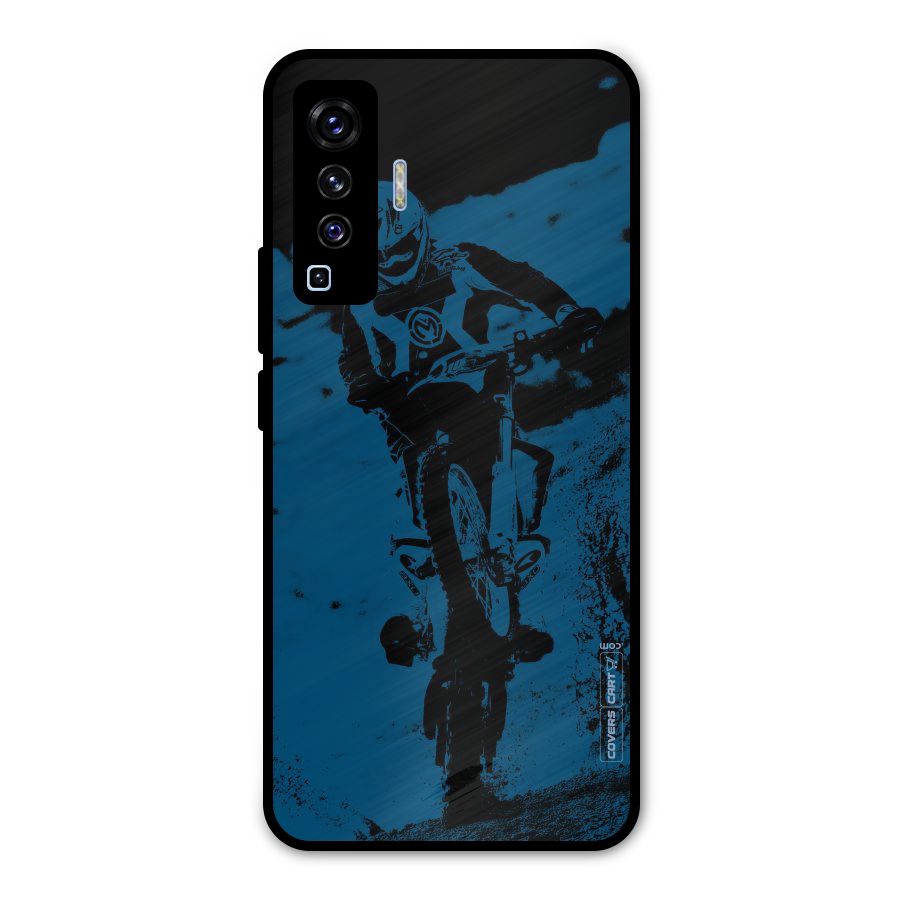 Moto Combat Metal Back Case for Vivo X50