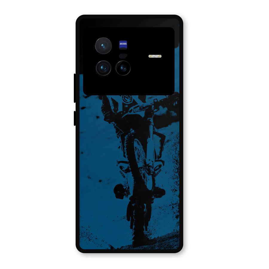Moto Combat Metal Back Case for Vivo X80