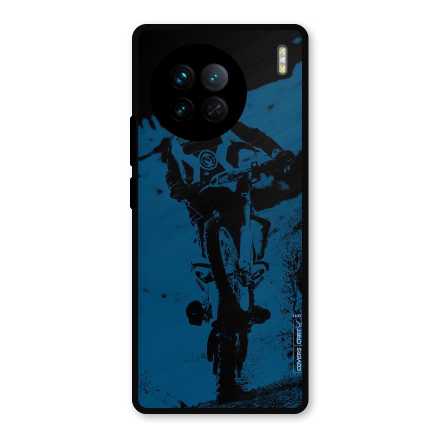Moto Combat Metal Back Case for Vivo X90