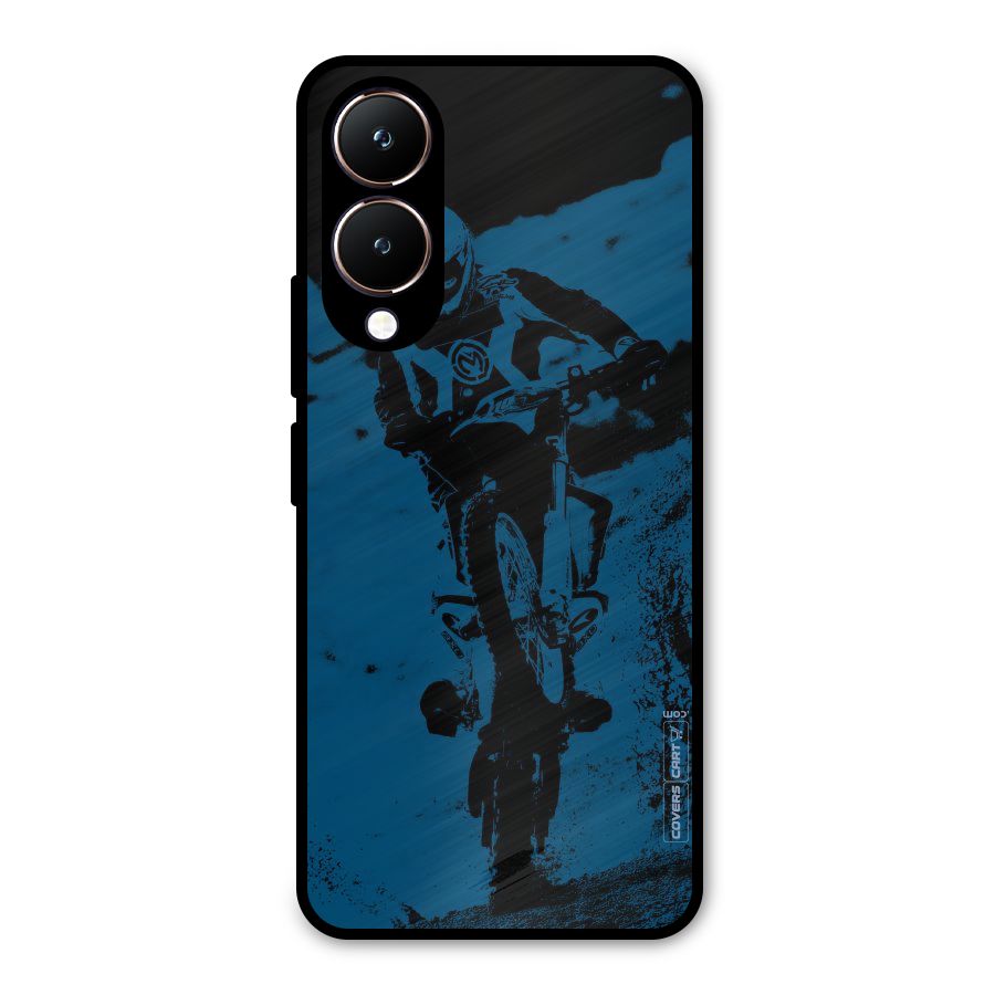 Moto Combat Metal Back Case for Vivo Y28