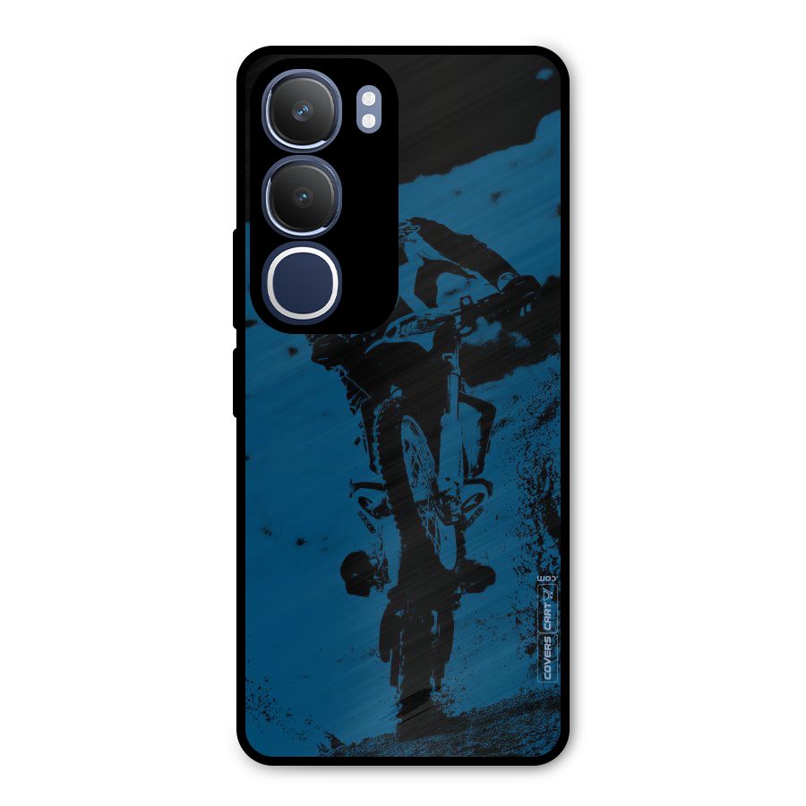 Moto Combat Metal Back Case for Vivo Y29