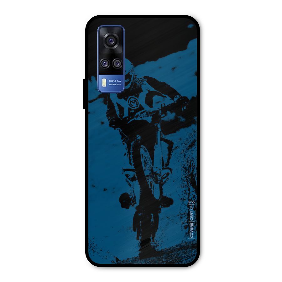 Moto Combat Metal Back Case for Vivo Y31