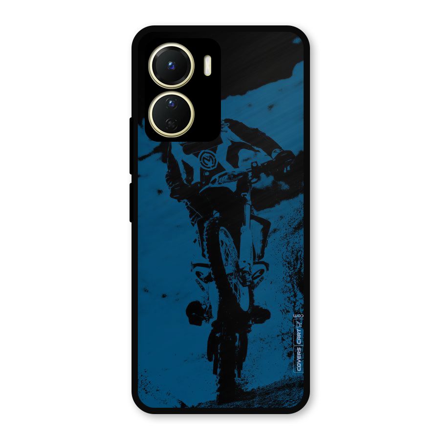 Moto Combat Metal Back Case for Vivo Y56