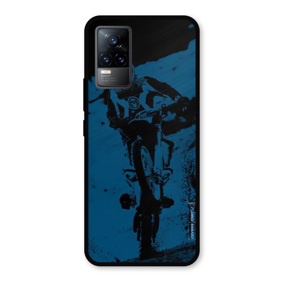 Moto Combat Metal Back Case for Vivo Y73