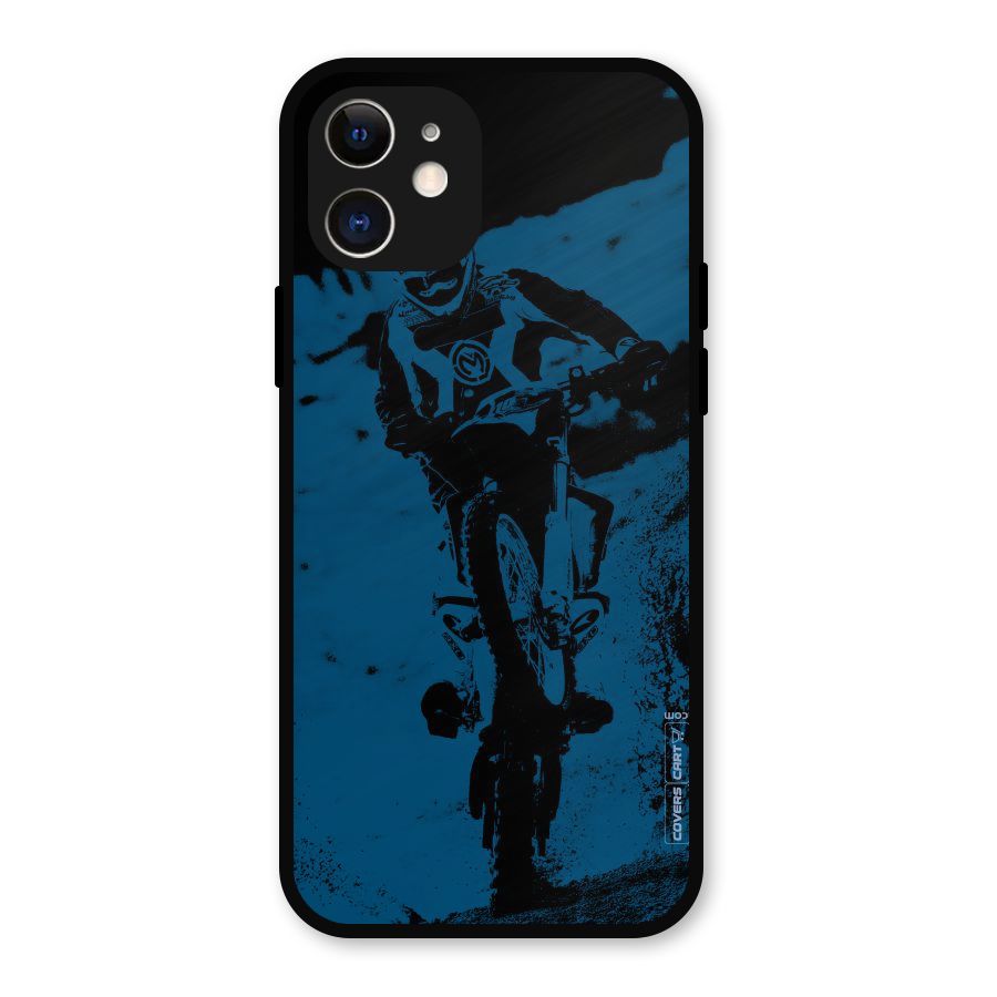 Moto Combat Metal Back Case for iPhone 12