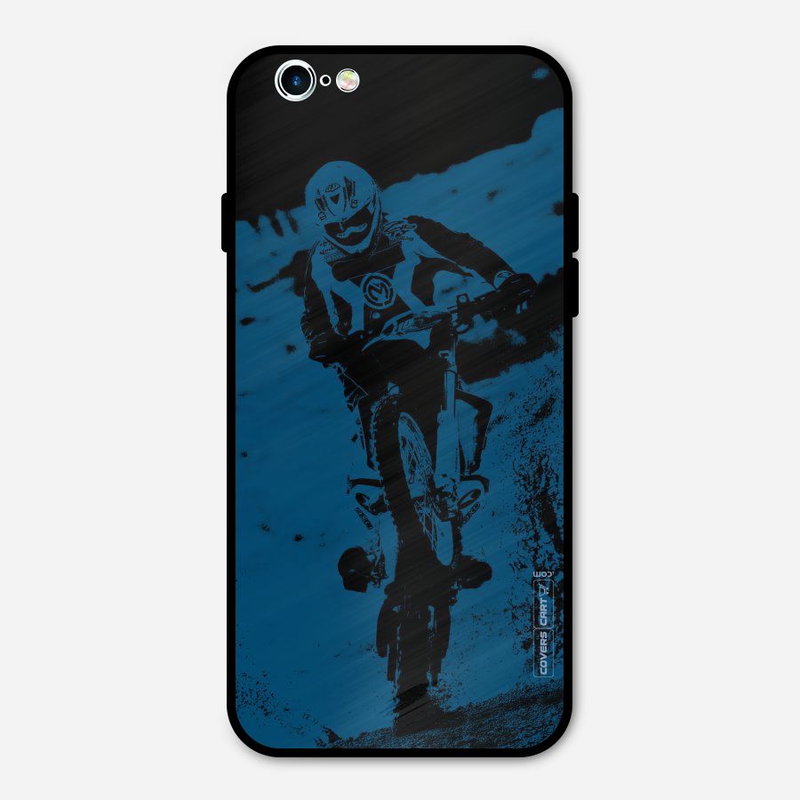 Moto Combat Metal Back Case for iPhone 6 6s