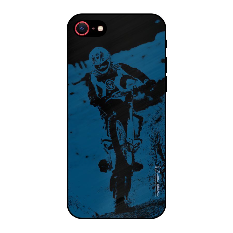 Moto Combat Metal Back Case for iPhone SE 2022