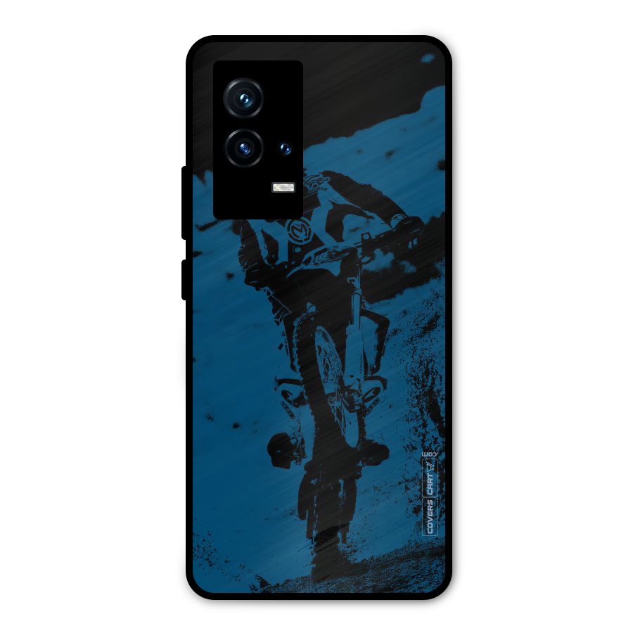 Moto Combat Metal Back Case for iQOO 9 5G