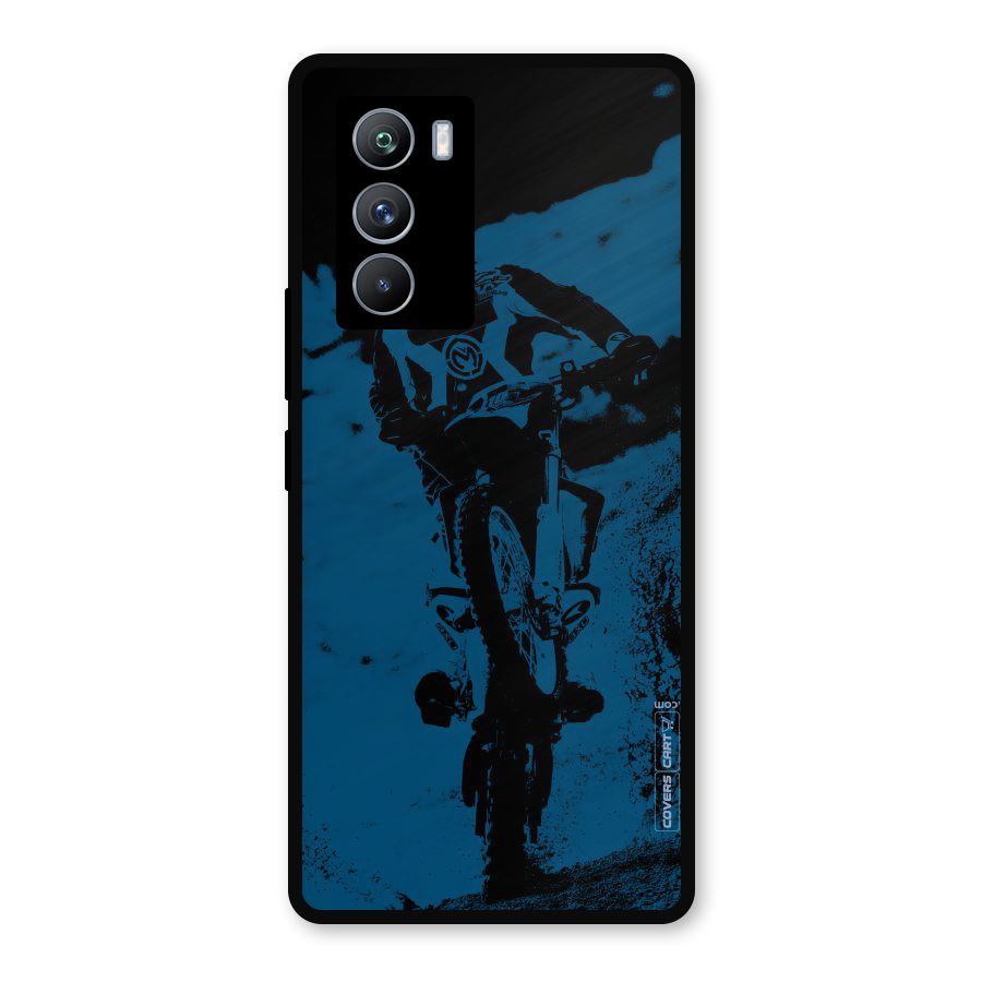Moto Combat Metal Back Case for iQOO 9 SE