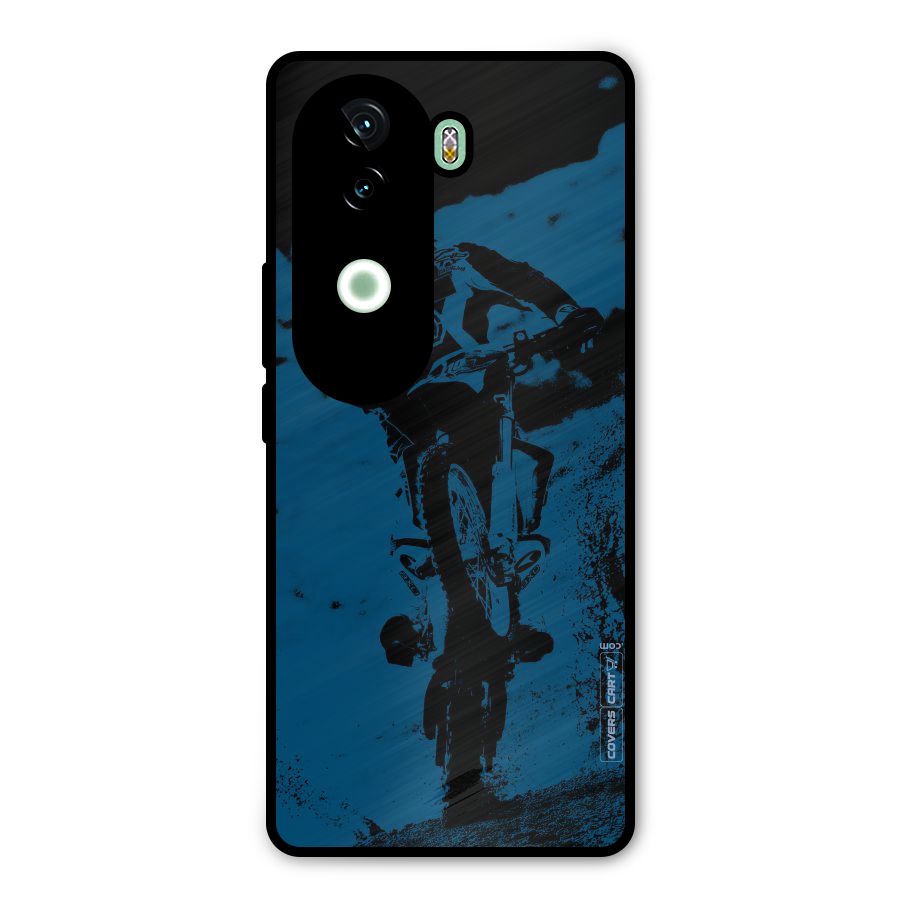 Moto Combat Metal Back Case for iQOO Z9s