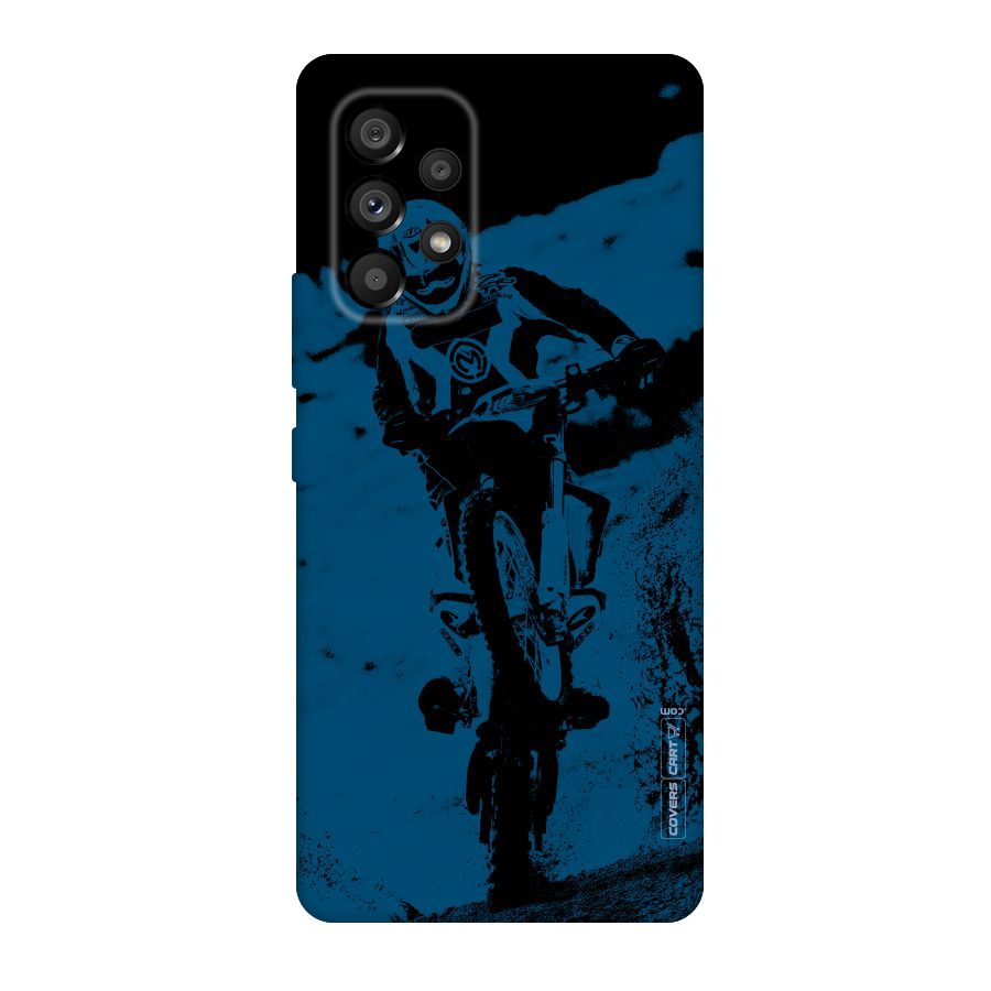 Moto Combat Original Polycarbonate Back Case for Galaxy A53 5G