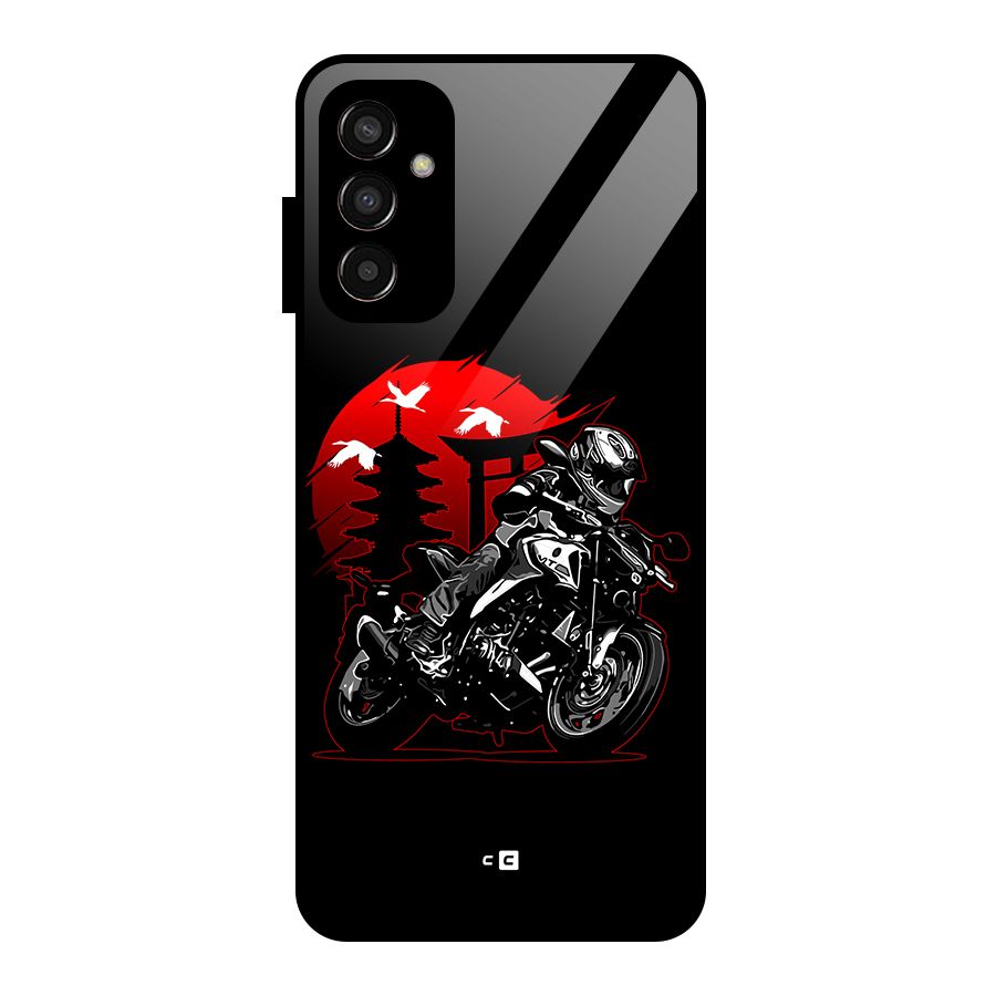 Moto Lean Glass Back Case for Galaxy F13