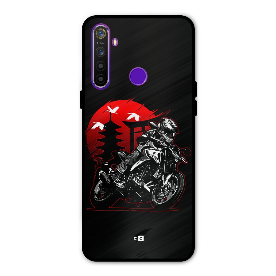Moto Lean Glass Back Case for Realme 5s