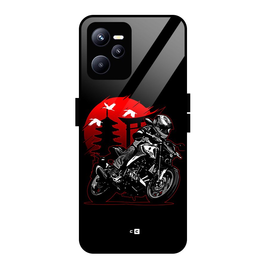 Moto Lean Glass Back Case for Realme C35