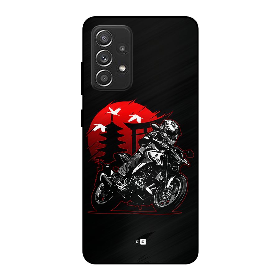 Moto Lean Metal Back Case for Galaxy A52s 5G