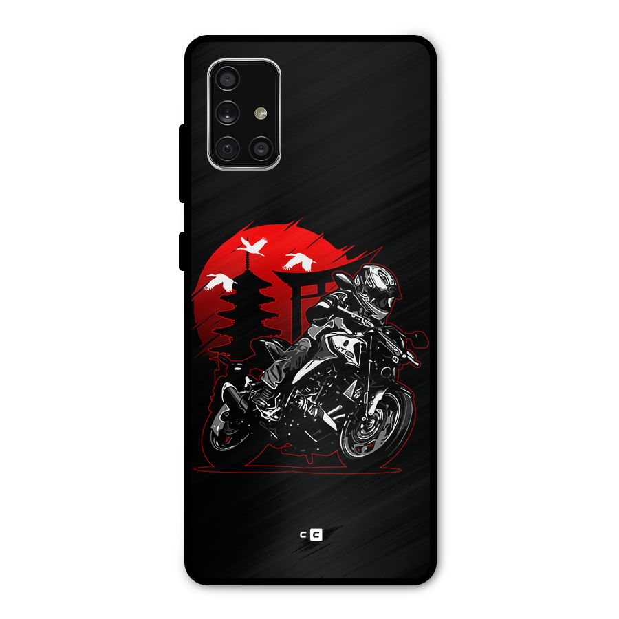 Moto Lean Metal Back Case for Galaxy A71