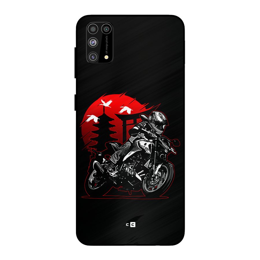 Moto Lean Metal Back Case for Galaxy F41