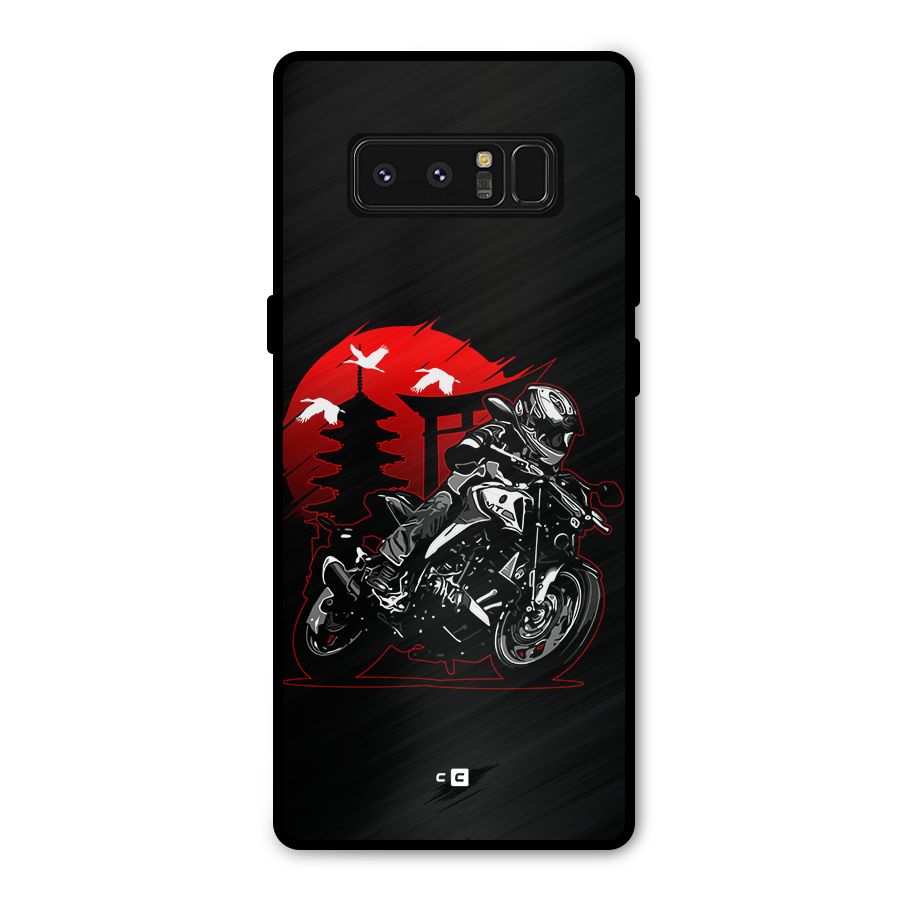Moto Lean Metal Back Case for Galaxy Note 8