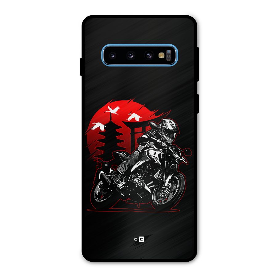 Moto Lean Metal Back Case for Galaxy S10