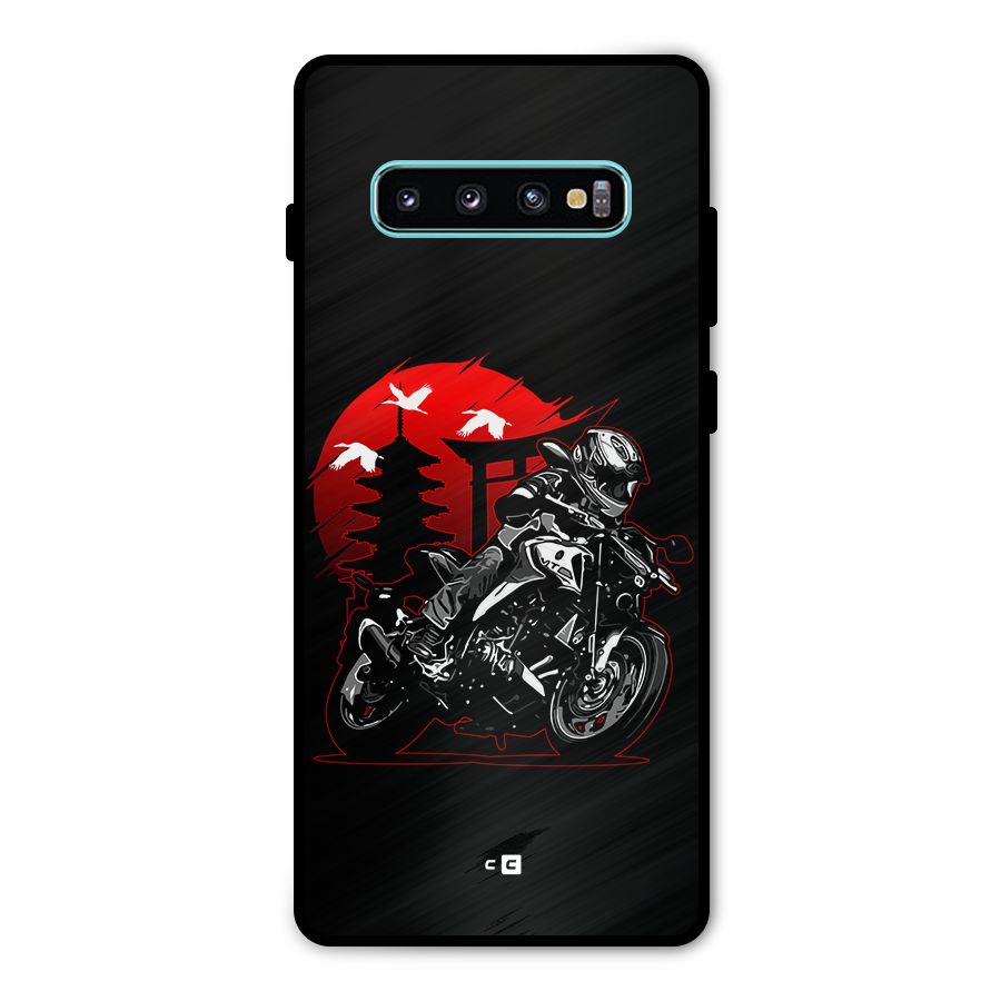 Moto Lean Metal Back Case for Galaxy S10 Plus
