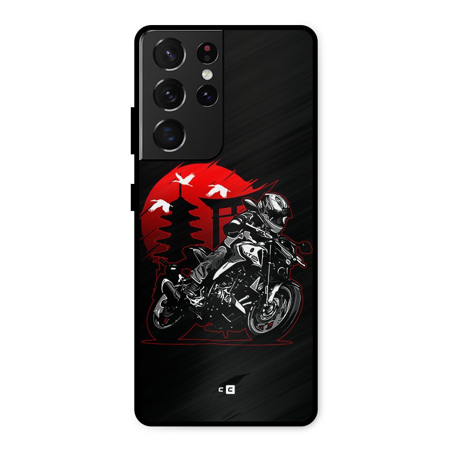 Moto Lean Metal Back Case for Galaxy S21 Ultra 5G