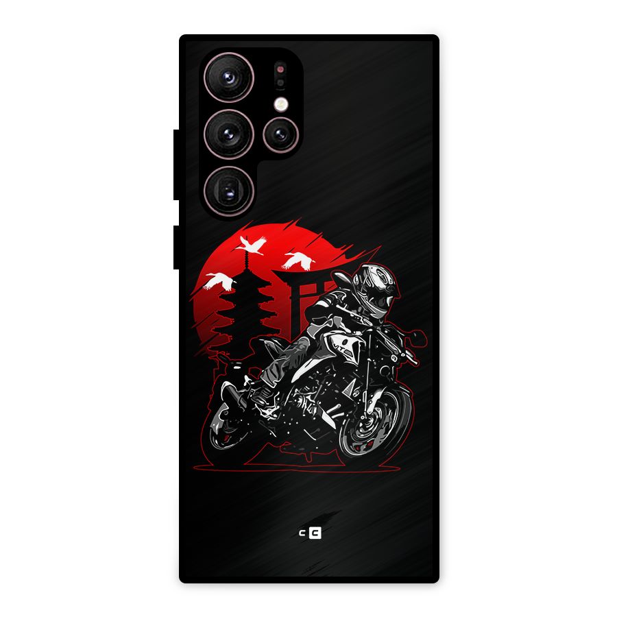 Moto Lean Metal Back Case for Galaxy S22 Ultra 5G