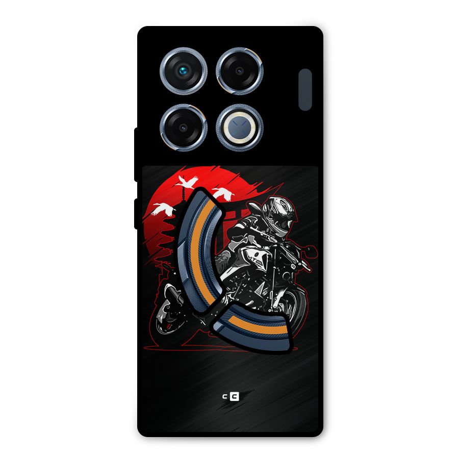 Moto Lean Metal Back Case for Infinix GT 20 Pro