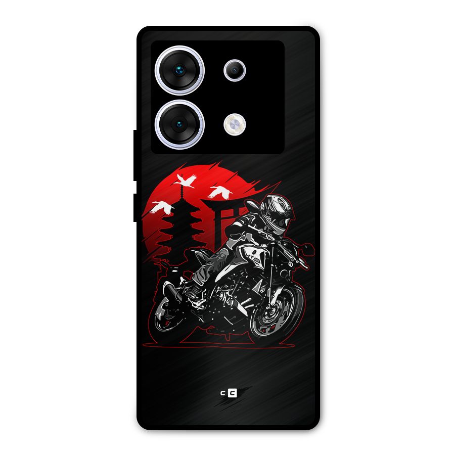 Moto Lean Metal Back Case for Infinix Zero 30 5G