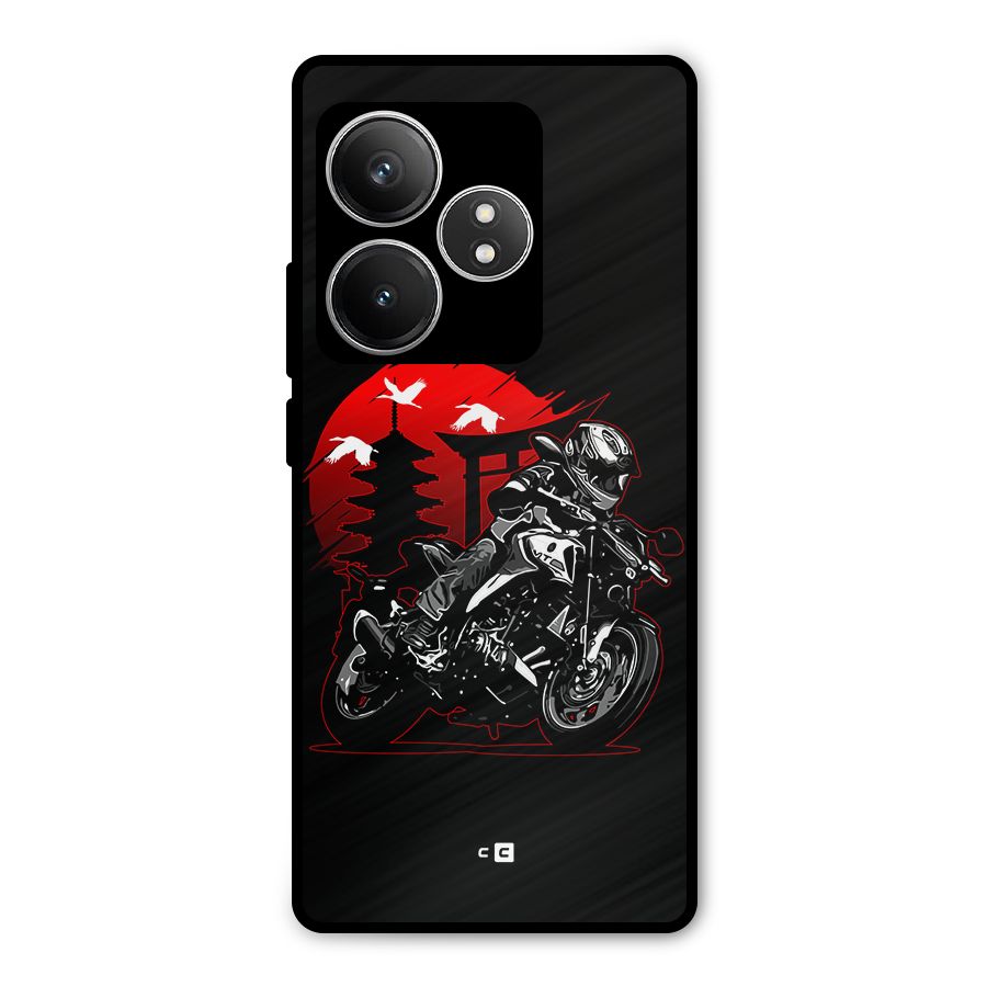 Moto Lean Metal Back Case for Realme GT 6T