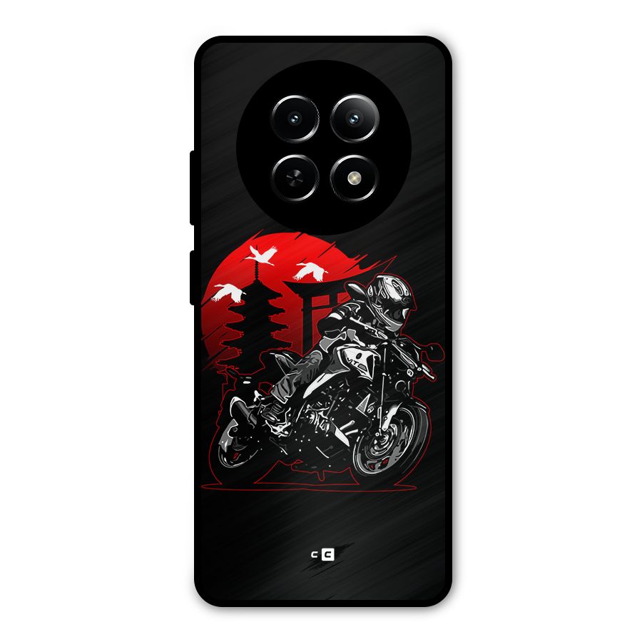 Moto Lean Metal Back Case for Realme Narzo N65