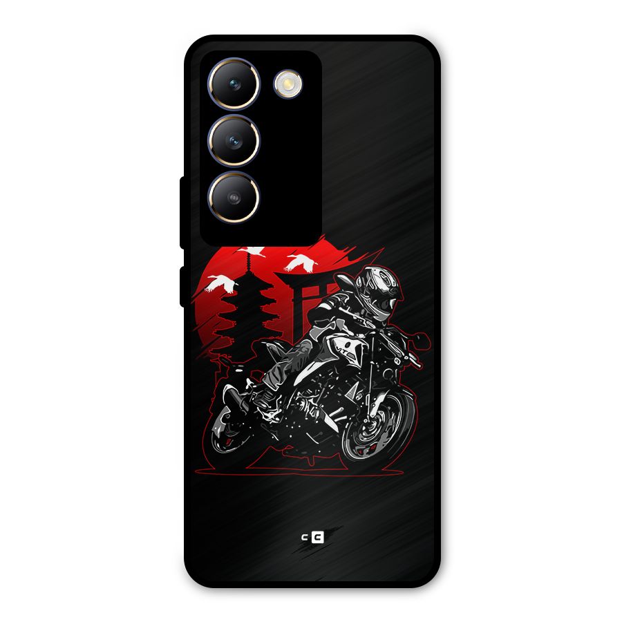 Moto Lean Metal Back Case for Vivo T3 5G