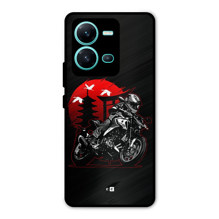 Moto Lean Metal Back Case for Vivo V25