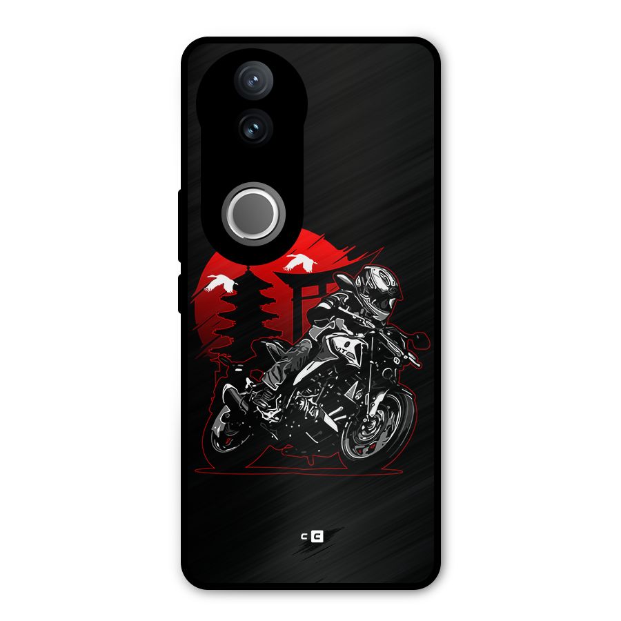 Moto Lean Metal Back Case for Vivo V50e