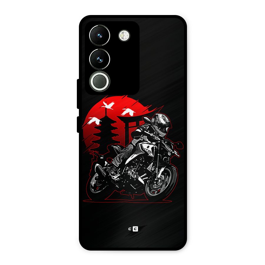 Moto Lean Metal Back Case for Vivo Y200