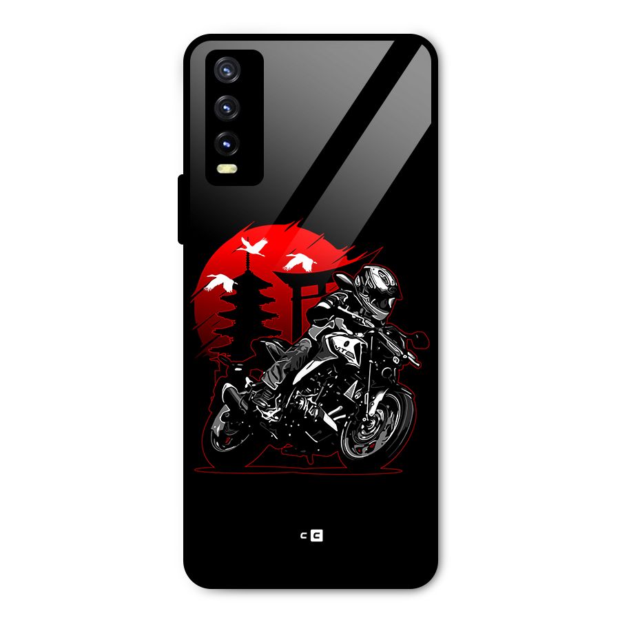 Moto Lean Metal Back Case for Vivo Y20 2021