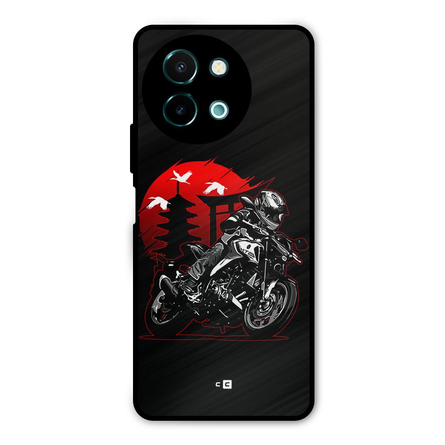 Moto Lean Metal Back Case for Vivo Y58