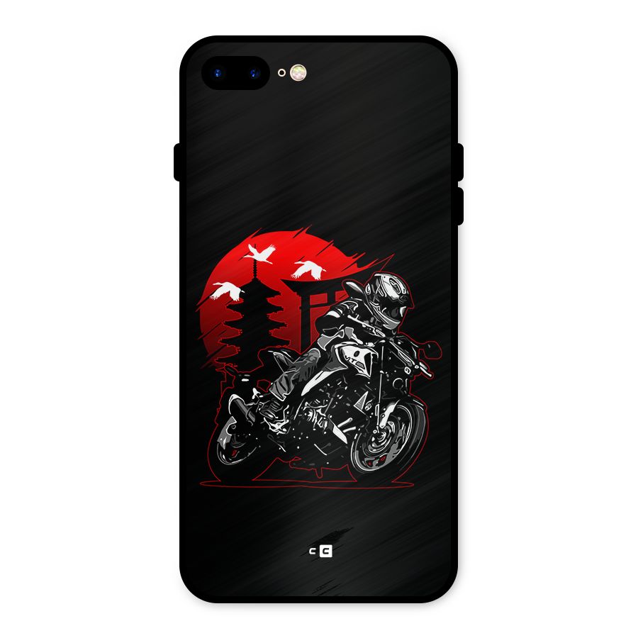 Moto Lean Metal Back Case for iPhone 8 Plus