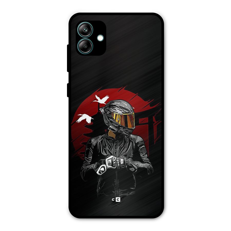 Moto Rider Ready Metal Back Case for Galaxy A04