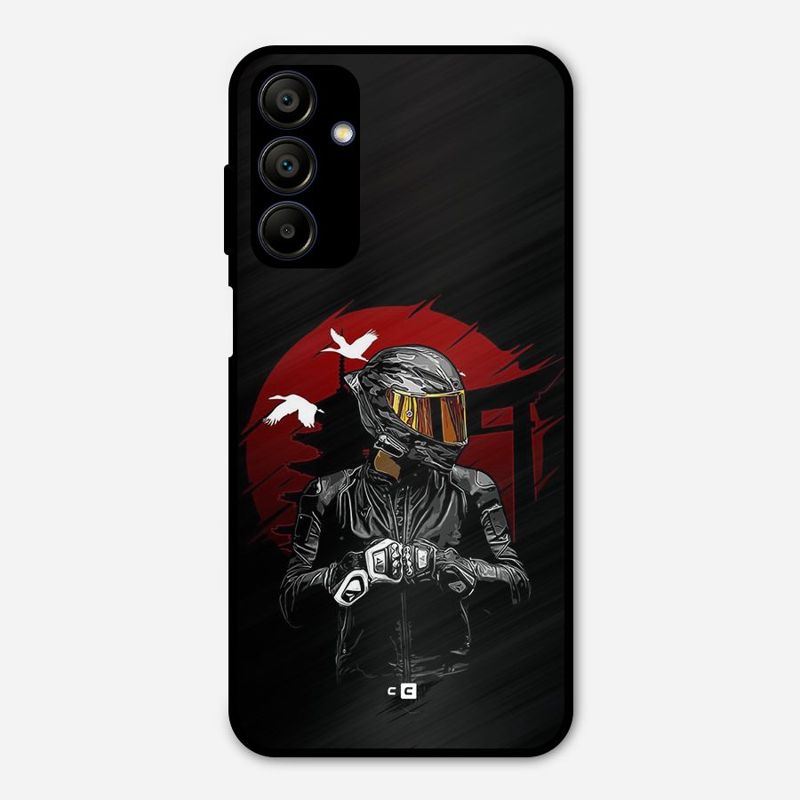 Moto Rider Ready Metal Back Case for Galaxy A15 5G