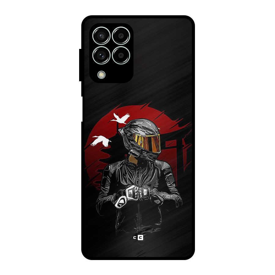 Moto Rider Ready Metal Back Case for Galaxy M33
