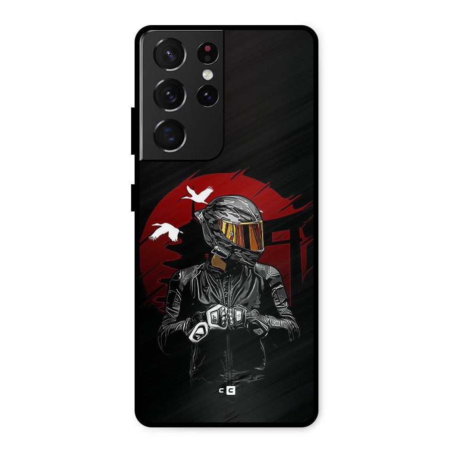 Moto Rider Ready Metal Back Case for Galaxy S21 Ultra 5G