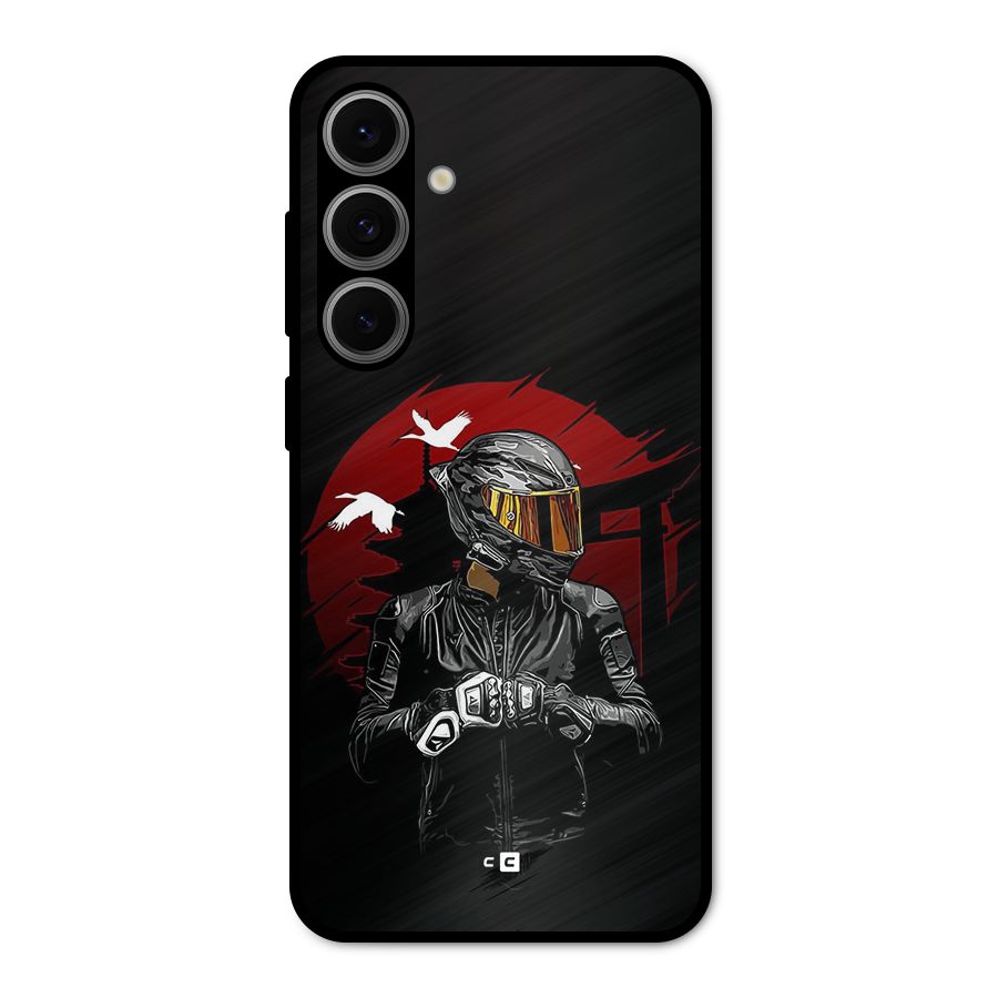 Moto Rider Ready Metal Back Case for Galaxy S24 FE