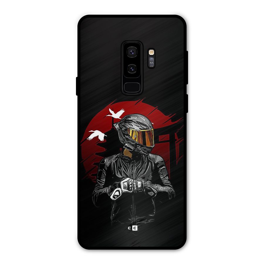 Moto Rider Ready Metal Back Case for Galaxy S9 Plus